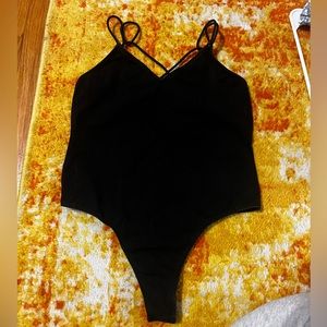black bodysuit